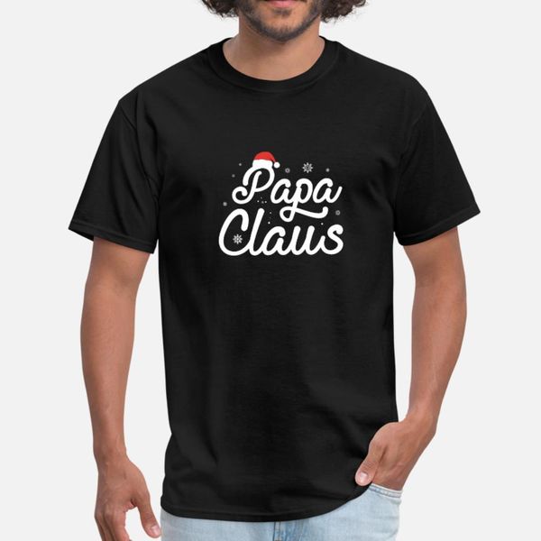 

christmas papa claus xmas t shirt men printing cotton euro size s-3xl outfit fit comfortable summer style letters shirt
