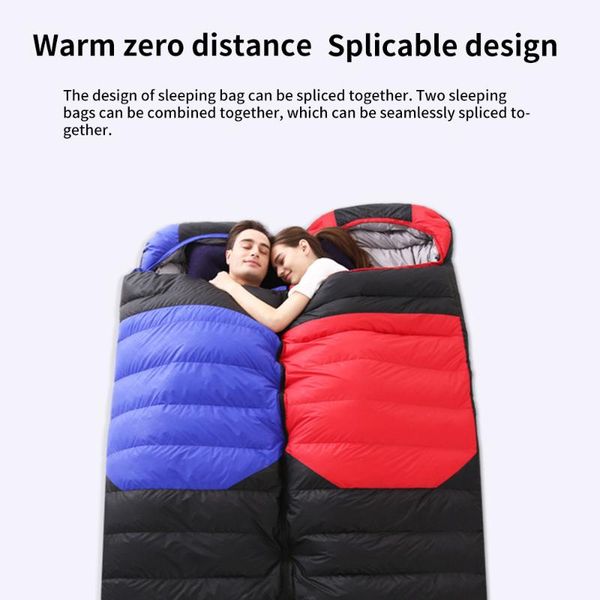 

sleeping bags camping bag ultralight envelope outdoor hiking duck down autumn pad comfortably sleep mattress tent mat