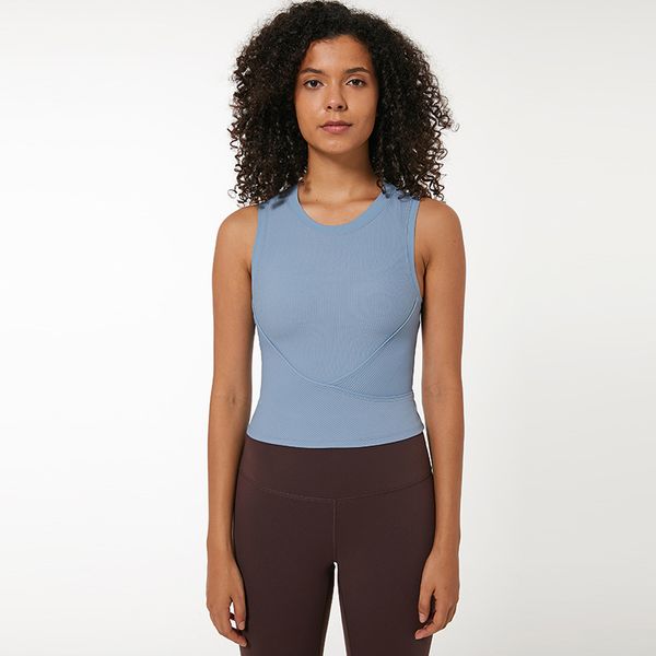 

luyogasports lu yoga women workout athletic indoor sport shockproof running tank gathered fitness vest sportswear yoga clothing, White;red