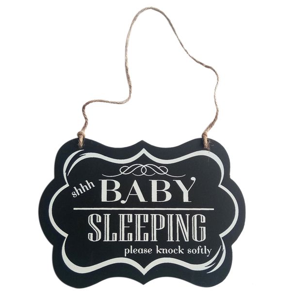 

nursery home baby sleeping sign wall wooden decoration window for front door