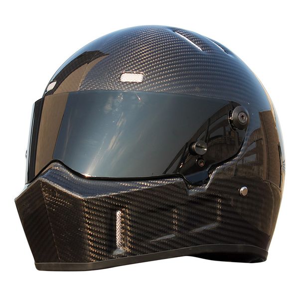 

safe motorcycle helmet full face carbon fiber racing helmet off road moto downhill vintage casco moto casque dot approved