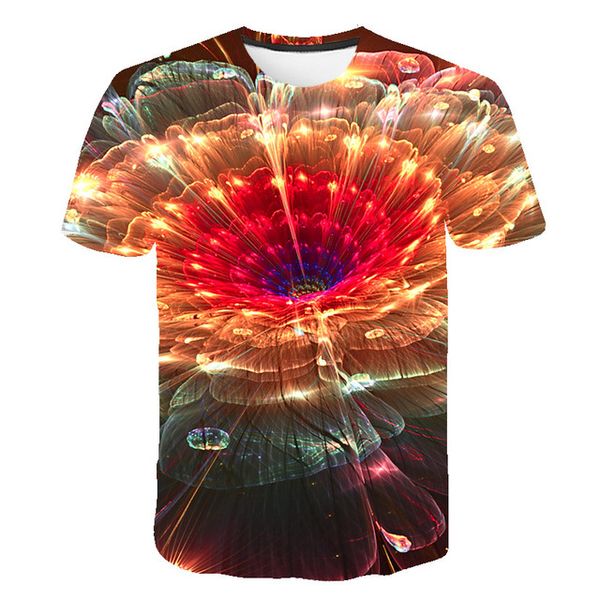 

abstract 3d crystal flowers fashionable man 3d print shirts humor hentai kawaii men clothing