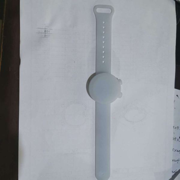 

plastic cement watch shape subpackage portable silica gel alcohol cleaning care various colors wash liquid soap bracelet