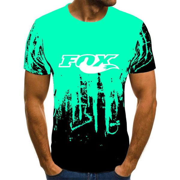 

summer male fox tail new camouflage tight 3d print shirts hippie hippie hentai men clothing