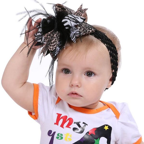 

hair accessories 50pcs dhl halloween jack-o-witch marabou bow, Slivery;white