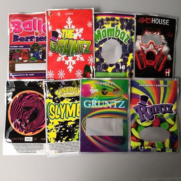 

child mylar gruntz gashouse balla runtz 3.5g bags foil bag proof zipper/mambaz the aluminum berries xhlight ipdhn