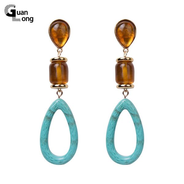 

dangle & chandelier guanlong fashion big earrings for women 2021 statement cute korean earings long drop earring girls vintage jewelry, Silver