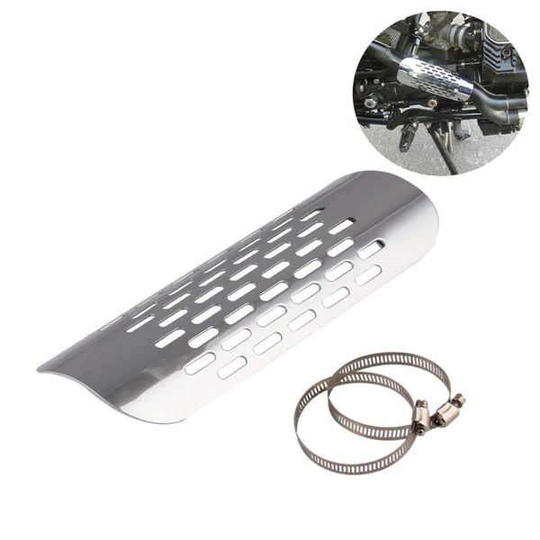 

mb-ex014-s universal acerbis motorcycle moto exhaust system escape muffler protector guard