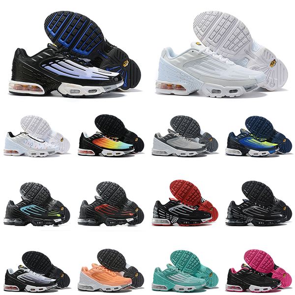

2020 plus iii chaussures tuned mens running shoes hyper purple parachute tn plus 3 outdoor men women sneakers sports mens trainer size 36-45