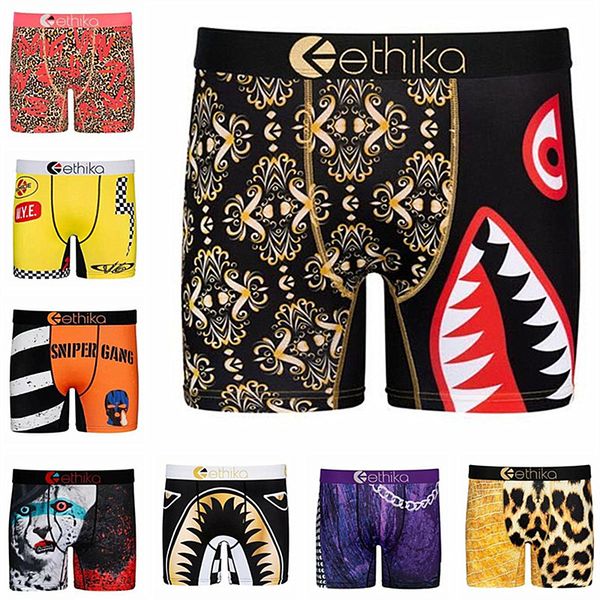 

fashion men swim shorts floral printing boxer sport technical underwear quick dry briefs boxers shorts leggings women beach swimwear best, Black