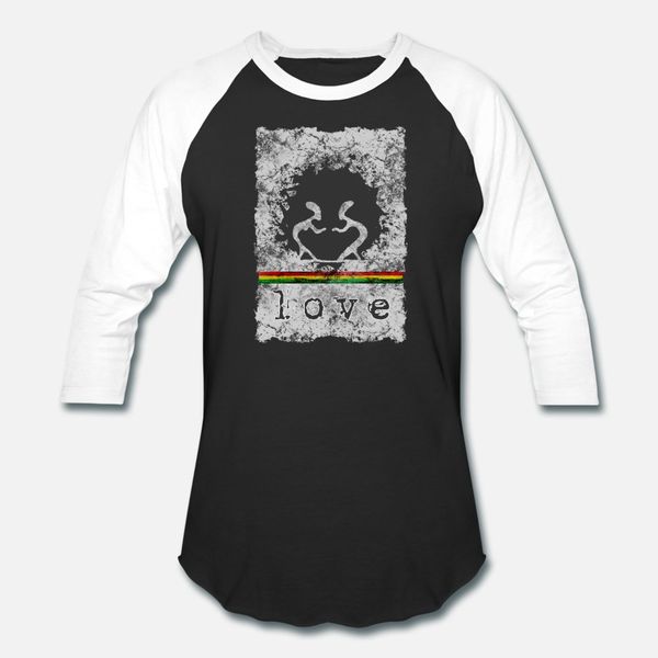 

one love reggae vintage t shirt men create cotton size s-3xl homme anti-wrinkle basic spring letter shirt