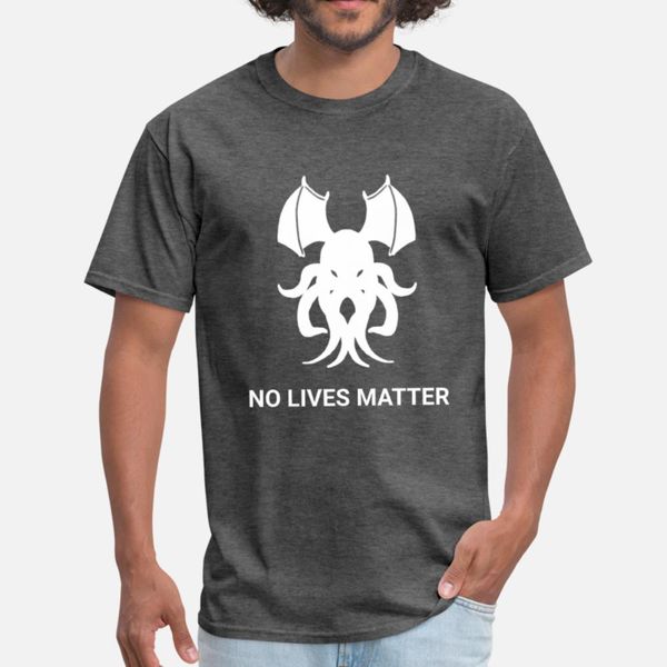 

cthulhu no lives matter white t shirt men custom tee shirt s-xxxl letter interesting funny casual spring autumn letters shirt
