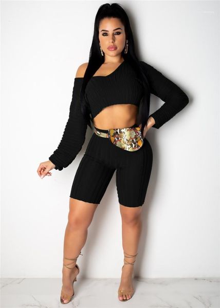 

брюки наборы casual solid color женский 2pcs наборы v шеи конструктора женщин костюмы весна осень длинным рукавом тонкий короткие, Gray