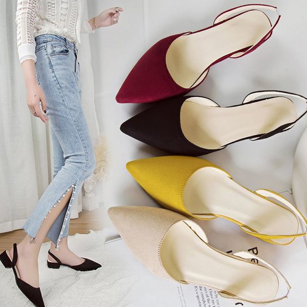 

2020 new summer sandals for women low square heel female flip flop ladies slipper elegant woman slides shoes fashion lady sandal, Black