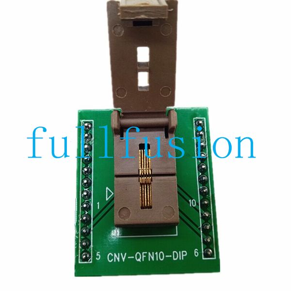 DFN2510-10L Programlama Adaptörü DFN10P 0.5mm Pitch IC Vücut Boyut 2.5x1.0mm Burn-in Soket