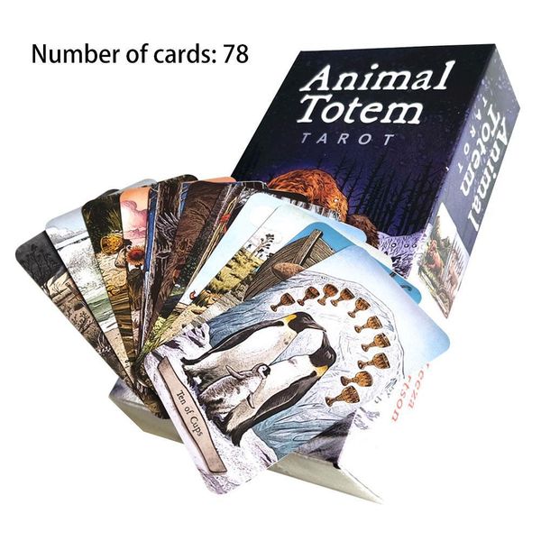 

animal totem drop tarot funny set new cards tarot game card board games deck pcs ship 78 junuz jjxh