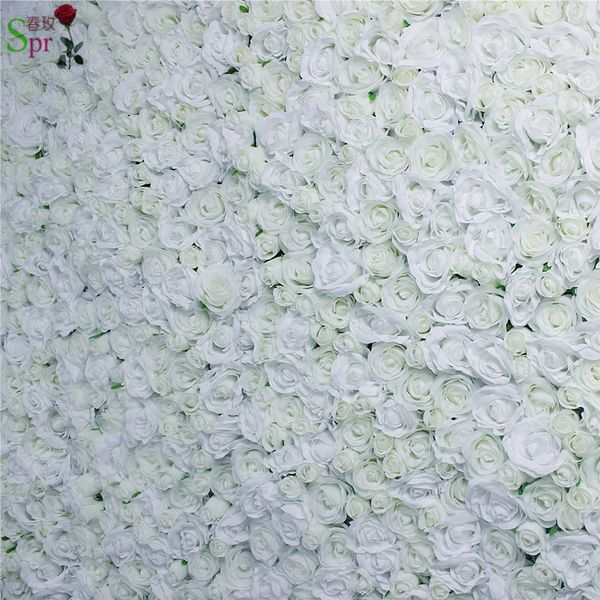 

spr white artificial hydrangea rose flower wall wedding backdrop arch table runner decoration flowers