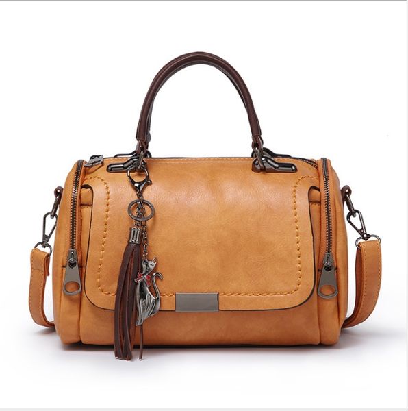 

casual fashion women's shoulder bag large size practical tassel cross shoulder bag tassel and fringe bags
