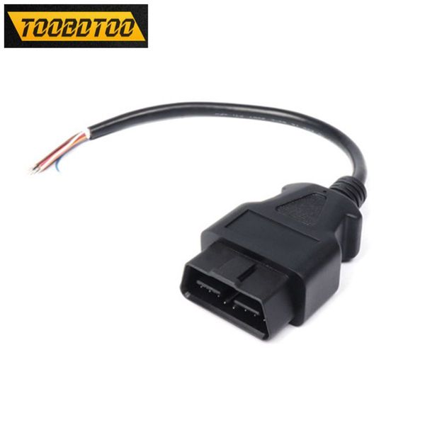 

obdii opening 16pin male 30cm connector adaptor car diagnostic interface 16 pin obd male connect converter obd2 cable