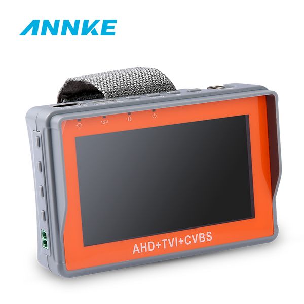 

annke 4.3 inch 1080p cctv tester ahd cvi tvi analog cvbs in 1 anolog camera testing ptz utp cable tester 12v1a output