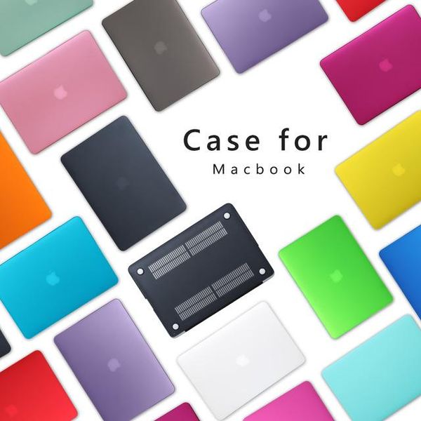 

cgjxsfrosted surface matte hard cover case for macbook 12 air 11 .6 13 .3 15 .4 pro a1706 a1708 lapcase