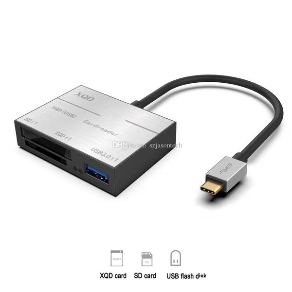

new usb 3.1 xqd card reader adapter sd xqd usb-c camera card 3.0 for surface pro go book mac