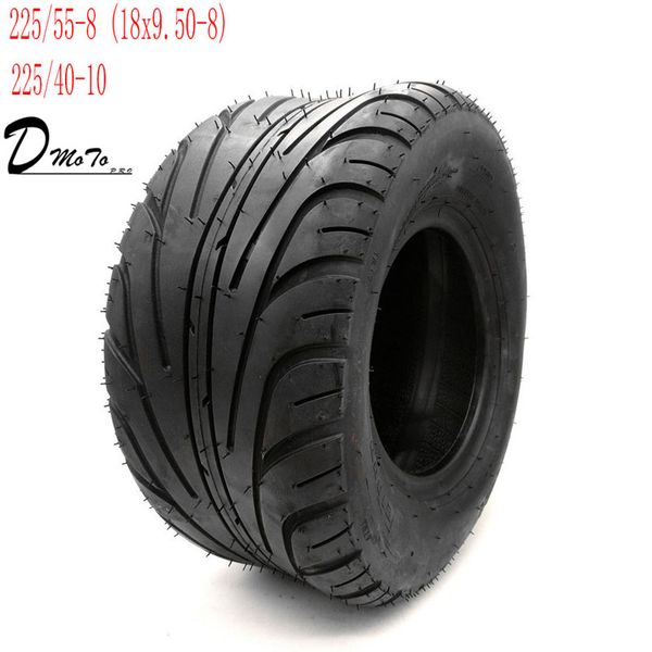 

225/55-8 tire 225/40-10 tyre 18x9.50-8 front or rear 8inch 10inch 6pr electric scooter vacuum tires for chinese bike