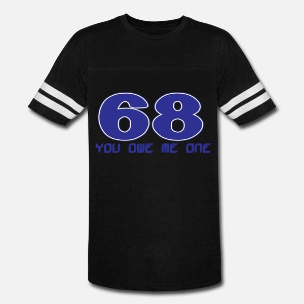 

68 you owe me one t shirt men sunlight short sleeve s-3xl letters sunlight building summer outfit