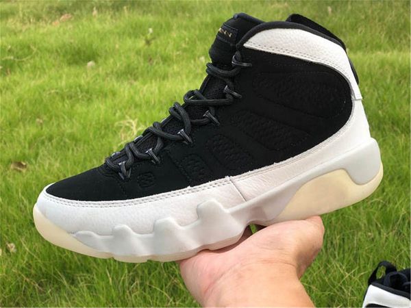 

9 la 302370-021 simple noir et blanc 302370-145 bleu bred unc space jam basketball shoes men 9s sneakers with box