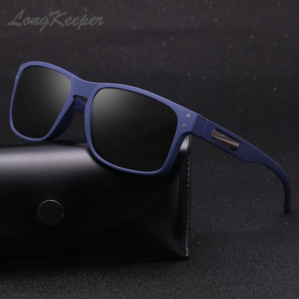 

longkeeper new polarized sunglasses women men square mirror driving sun glasses uv400 anti-glare gafas de sol, White;black