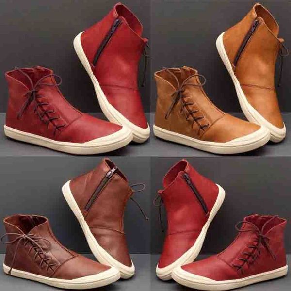 

women boots pu leather walking shoes female outdoor footwear ladies sneakers martin motorcycle boots martin botas mujer