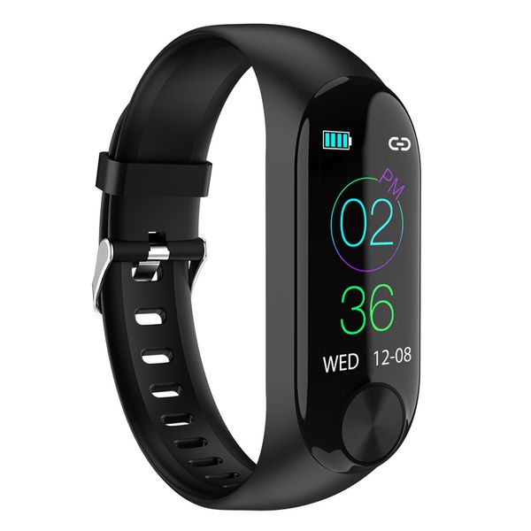 

waterproof smart bracelet color screen heart rate blood pressure monitoring bracelet information reminder smart wristband for ios android