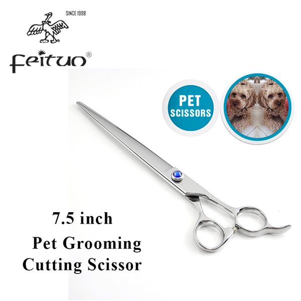 

professional pet scissors with case bag 7.5 inch japan dog cat tesoura pet grooming cutting scissors kit shears set