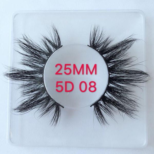 

false eyelashes 25mm long 5d mink lashes 5d01 extra length big dramatic volumn strip thick eyelash