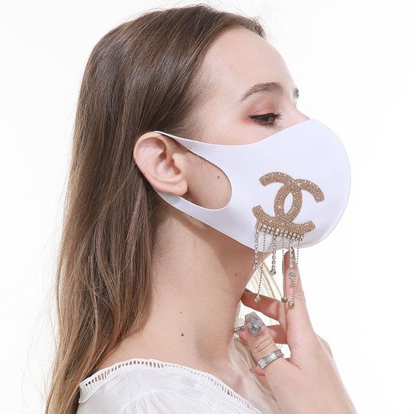 

light luxury solid color cloth masks spot black white cotton masks creative custom