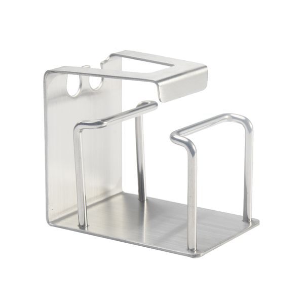 

self-adhesive stainless steel toothpaste toothbrush holder hook wall mount