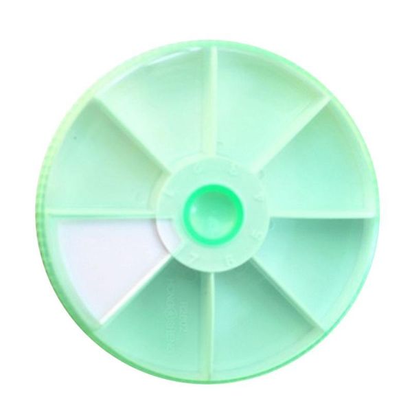 

1pc storage box rotation container pill 7 compartments case portable medicine rbrxf home2001