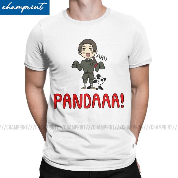

pandaaa men t shirts axis powers hetalia anime aph world unique tees short sleeve crewneck t-shirt new arrival clothing