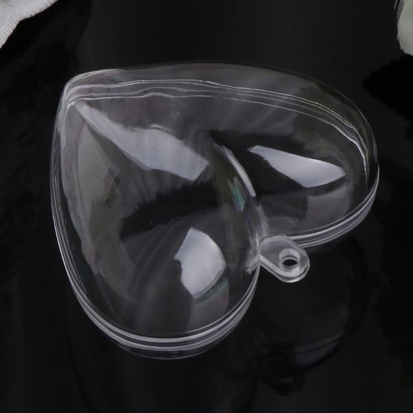 

5pcs clear heart plastic candy box wedding favors wedding candy box event party supplies qx2e