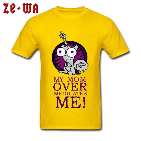 

2018 new fashion 100% cotton casual tee-shirt summer student tee shirts streetwear yellow cartoon t shirt boy injection needles