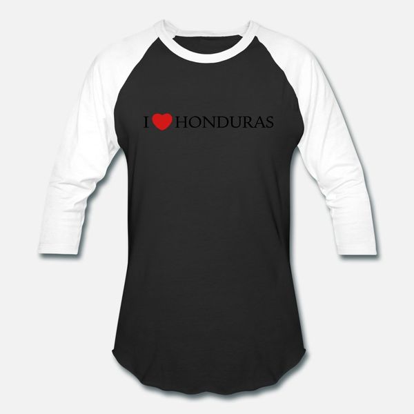 

i love honduras t shirt men knitted cotton o-neck standard cute breathable spring autumn natural shirt