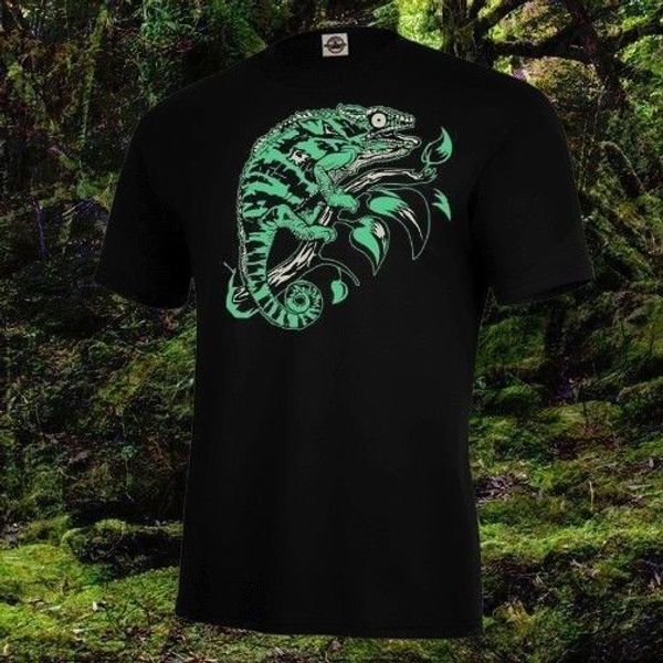 

2019 quality casual printing tee brand new chameleon graphic t-shirt, mens & fitted womens all colors, reptile man t-shirt