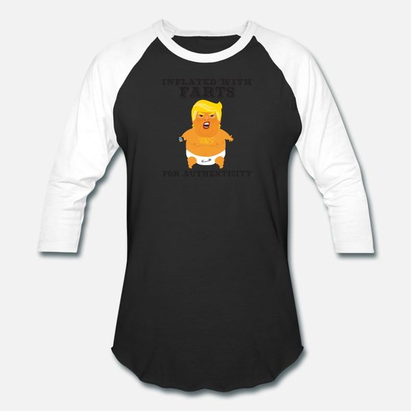 

trump baby balloon blimp filled with farts t shirt men personalized tee shirt s-xxxl formal anti-wrinkle comical spring autumn family