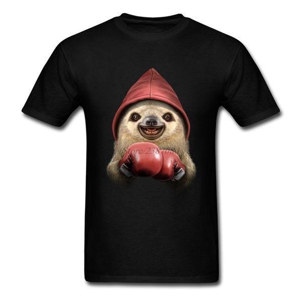

лень boxer t shirt плюс размер с коротким рукавом на заказ мужская одежда популярные пары хлопка tee shirt homme