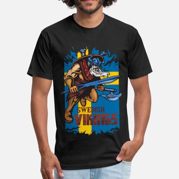 

swedish vikings тенниски мужчина customize хлопок s-3xl basic solid graphic базовой весна осень outfit рубашка