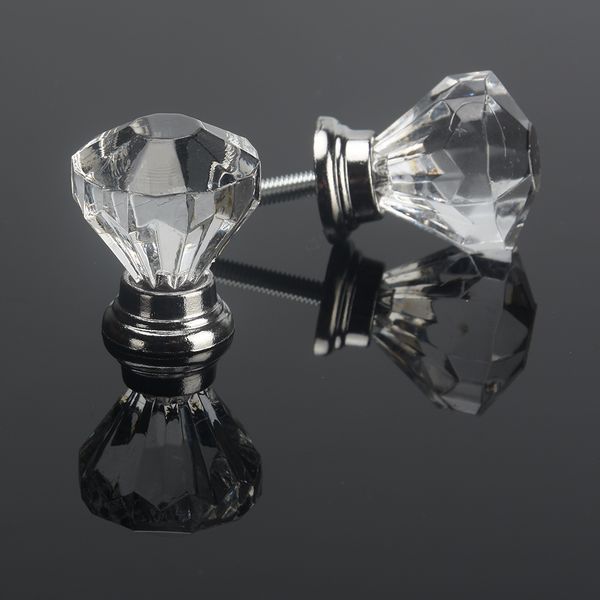 

12pcs acrylic knobs drawer cabinet furniture kitchen handle