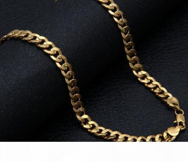 

men's hip-hop gold plated embossed miami necklace 14k cuban necklace, Silver