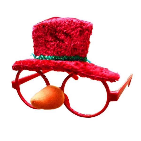 

party decoration christmas cartoon glasses frame snowman children gift decor lovely