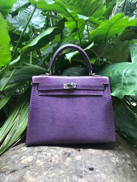 

by order,wholesale made by liazard skin keily purse25m,fully handmade,wax thread,have gold hardware, fast delivery