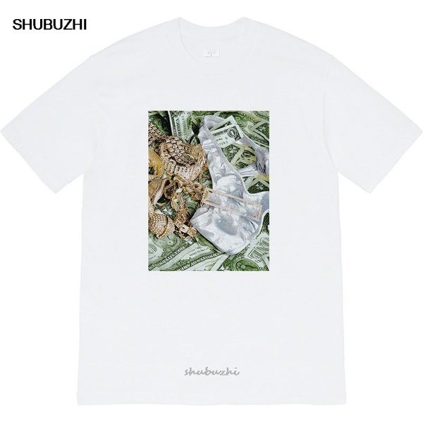 

bling t-shirt men women sureme summer new hiphop briefs dollars printed couples tees 100% cotton t shirt men